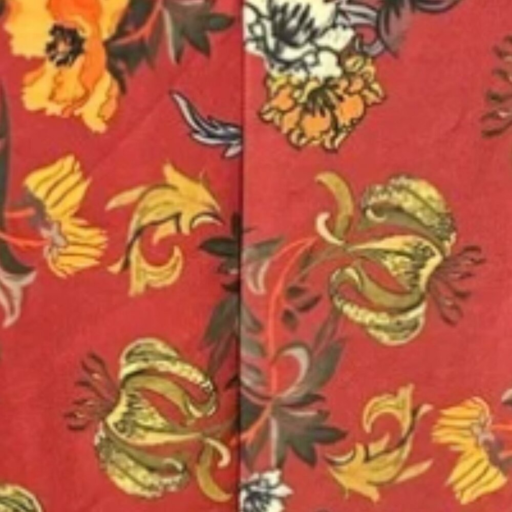 ZARA TRF Floral T-Shirt Dress — Rust/Orange — Size SM - Picture 7 of 7